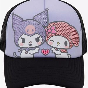 My Melody Rhinestone Trucker Hat